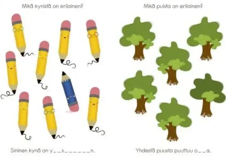 Helppoja tehtäviä puuhakirja