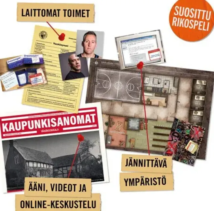 Hidden games rikospaikka suunnitelma
