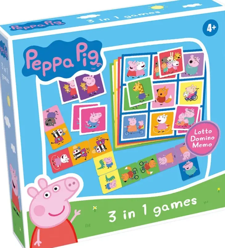 3-in-1 lotto, domino & memo pipsa possu