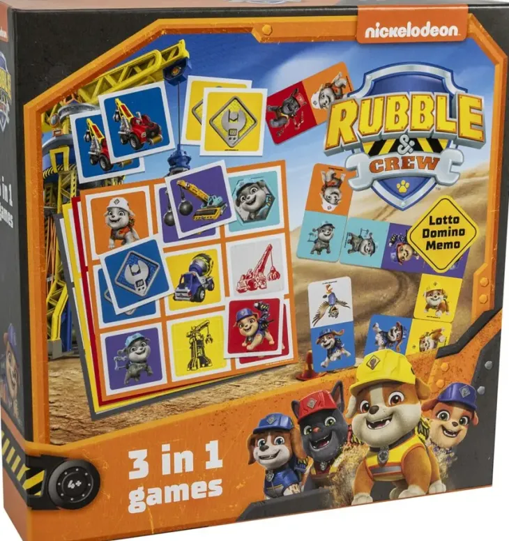 3-in-1 lotto, domino & memo rollen remmi