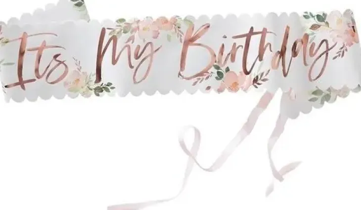 It's my birthday olkanauha