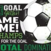 Jalkapallo goal kutsukortit 8kpl