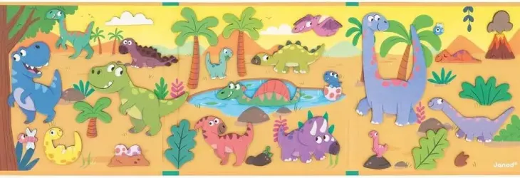 Janod magneettileikki dinosaurukset