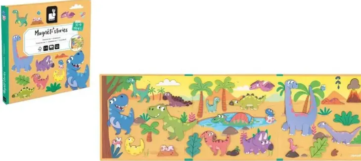 Janod magneettileikki dinosaurukset