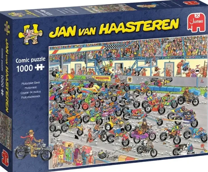 Jan van haasteren motorbike race 1000p