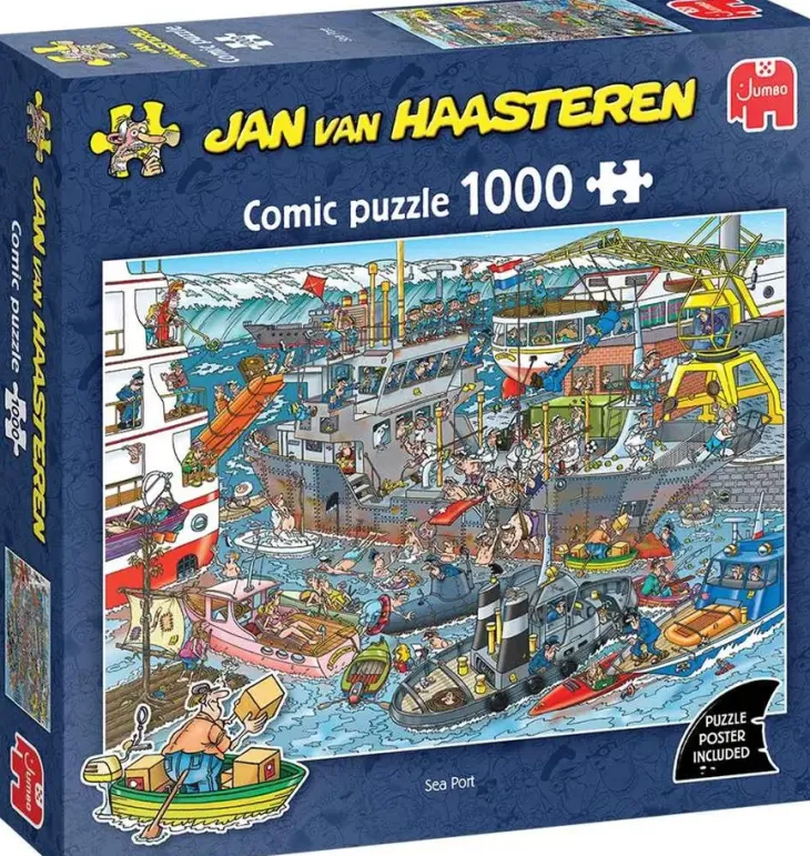 Jan van haasteren sea port 1000p
