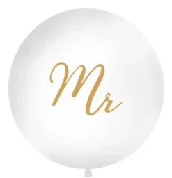 Jättipallo 1m valkoinen mr