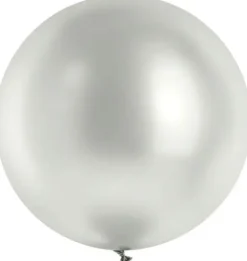Jumbo ilmapallo hopea 100cm
