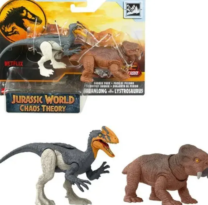 Jurassic world guanlong vs lystosaurus