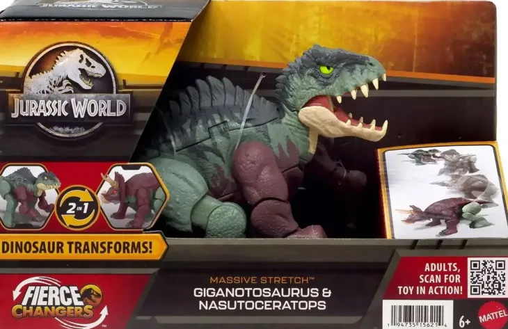 Jurassic world 2in1 giganoto & nasutocer