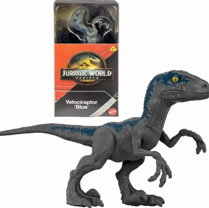 Jurassic world rebirth velociraptor blue