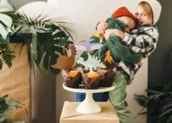Kakkukoriste dinosaurus 6kpl 8-12cm
