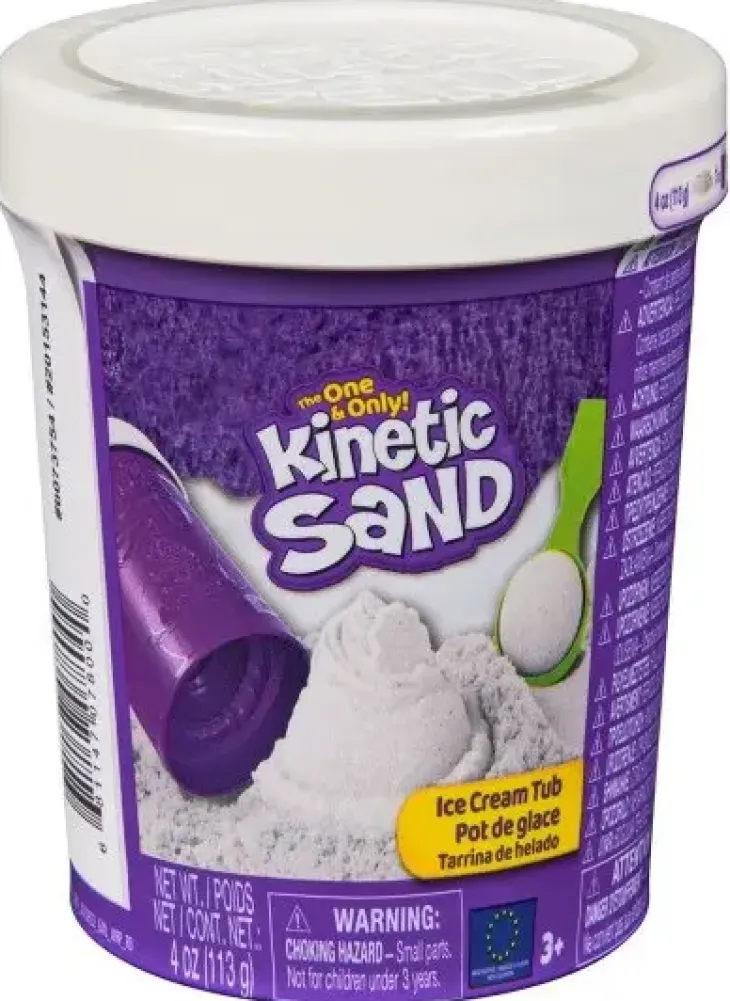 Kinetic sand ice cream tub
