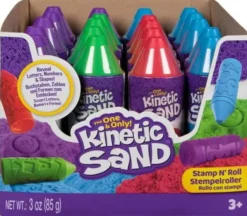 Kinetic sand stamp n' roll