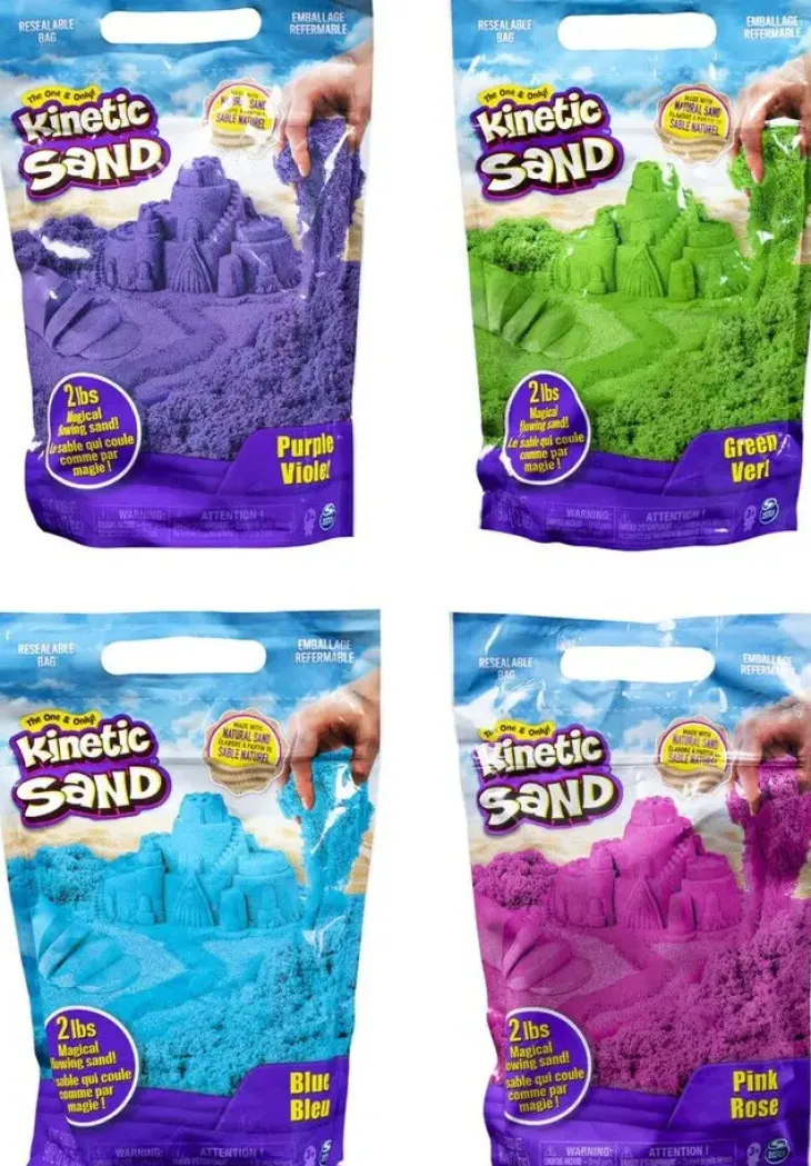 Kinetic sand värillinen taikahiekka