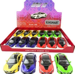 Kinsmart bmw i8 pull back 13cm 1:36