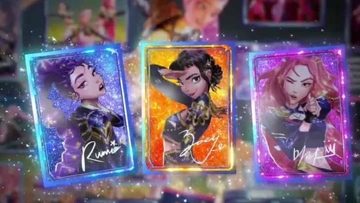 K-pop demon hunters stickers 5-pack