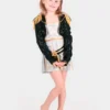 K-pop jacket black set 110-116