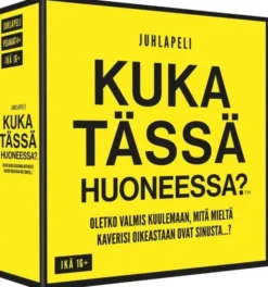 Kuka tässä huoneessa?
