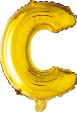 Kultainen c kirjain 41 cm