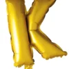 Kultainen k kirjain 41 cm