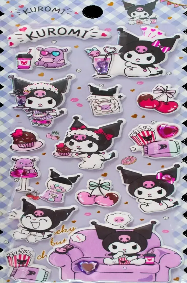 Kuromi puffy tarrat