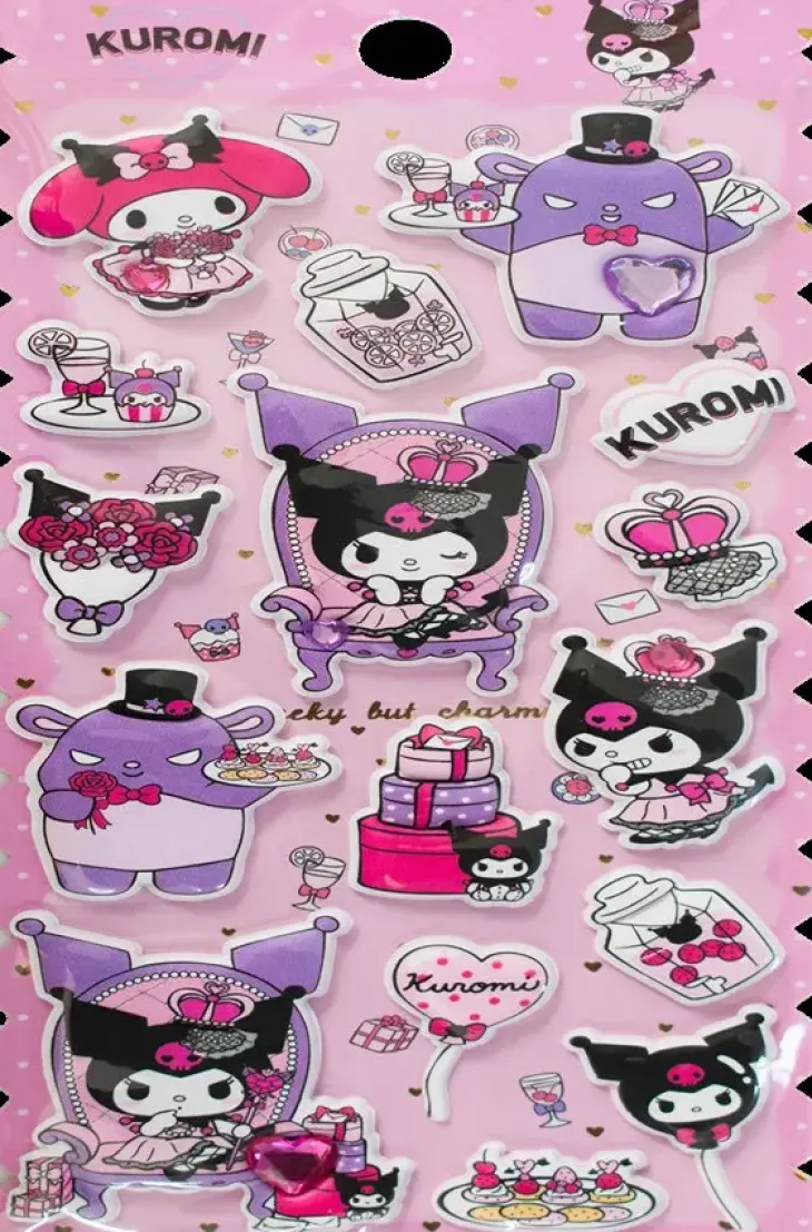 Kuromi puffy tarrat