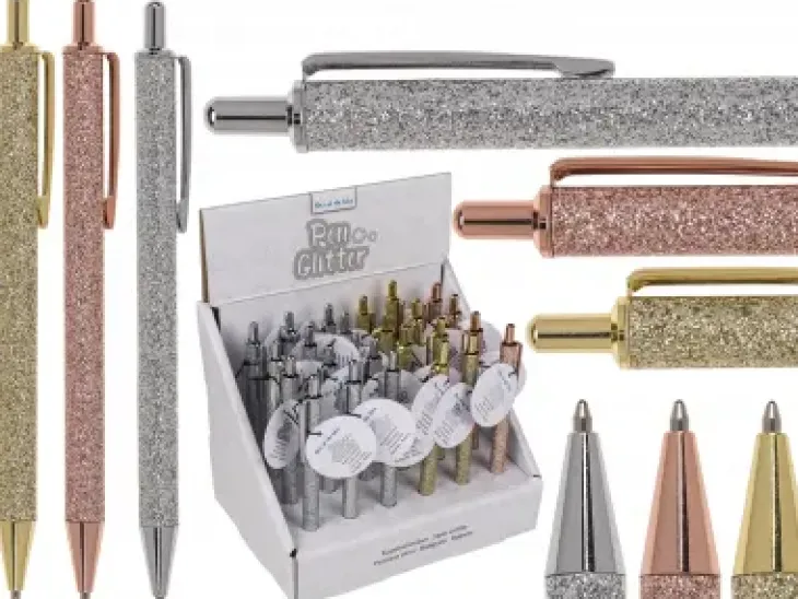 Kuulakärkikynä glitter