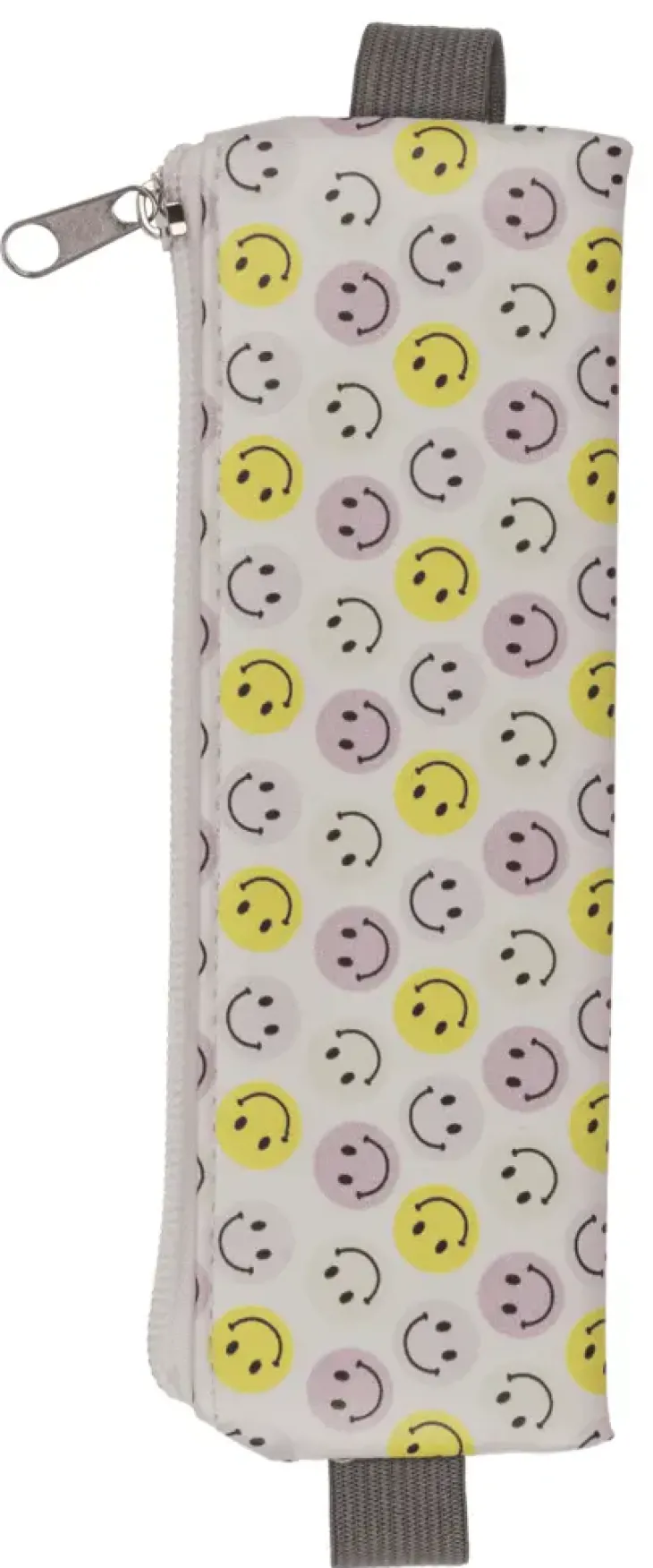 Kynäkotelo vetoketjulla, be happy