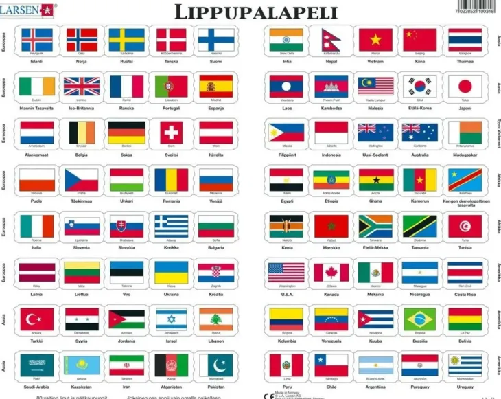 Larsen lippupalapeli kehyspalapeli