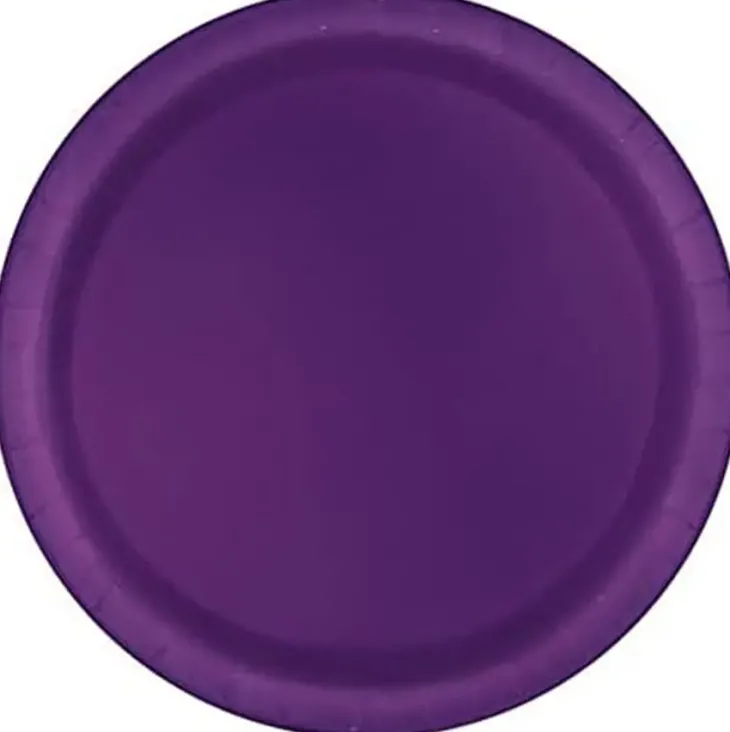 Lautaset violetti 8kpl 17cm