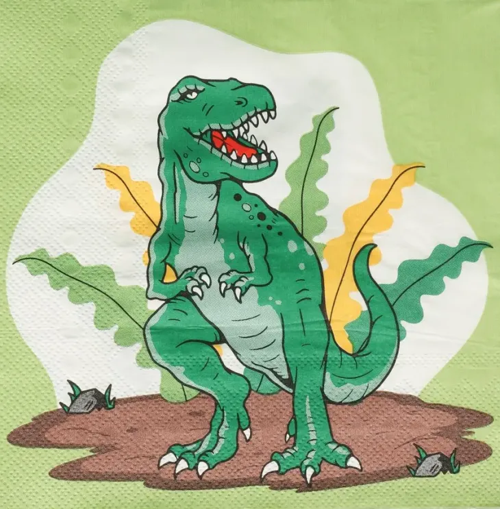 Lautasliinat dinosaurus 16kpl/pkt