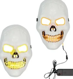 Led naamio pääkallo