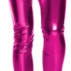 Leggingsit metallinhohto pinkki l/xl