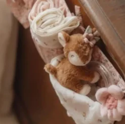 Little dutch ring rattle vaaleanpunainen