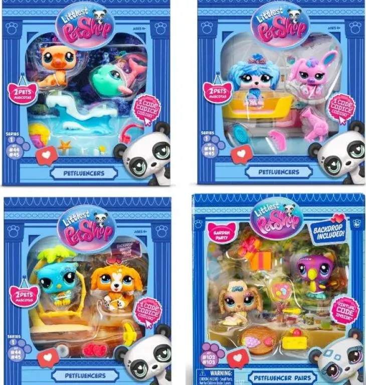 Littlest pet shop petfluencer pairs