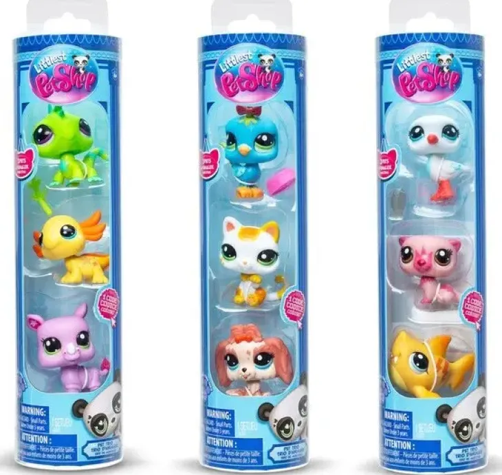 Littlest pet shop pet trio