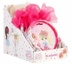 Lulu blush kultainen hiuspanta letillä