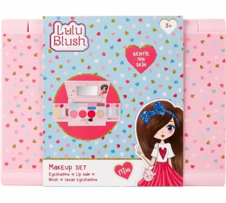 Lulu blush meikkipaletti peilillä