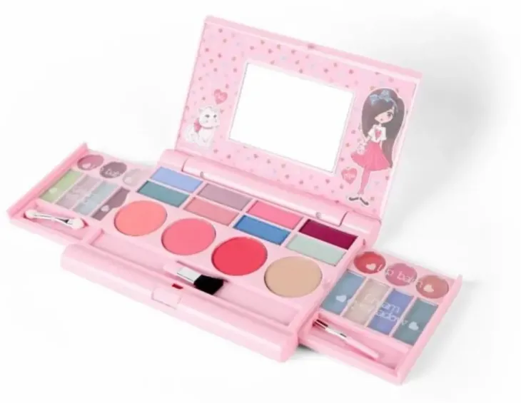Lulu blush meikkipaletti peilillä