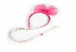 Lulu blush pinkki hiuspanta letillä
