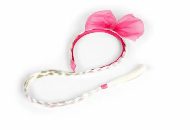 Lulu blush pinkki hiuspanta letillä
