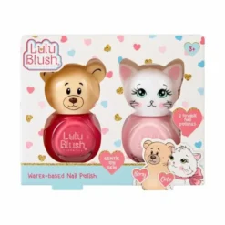 Lulu blush vesipohjaiset kynsilakat 2kpl
