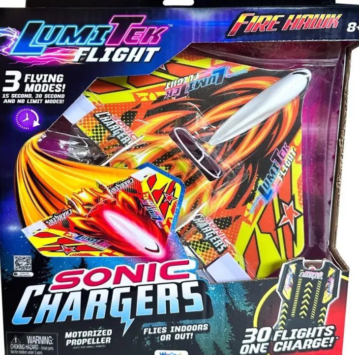 Lumitek lentokone sonic chargers