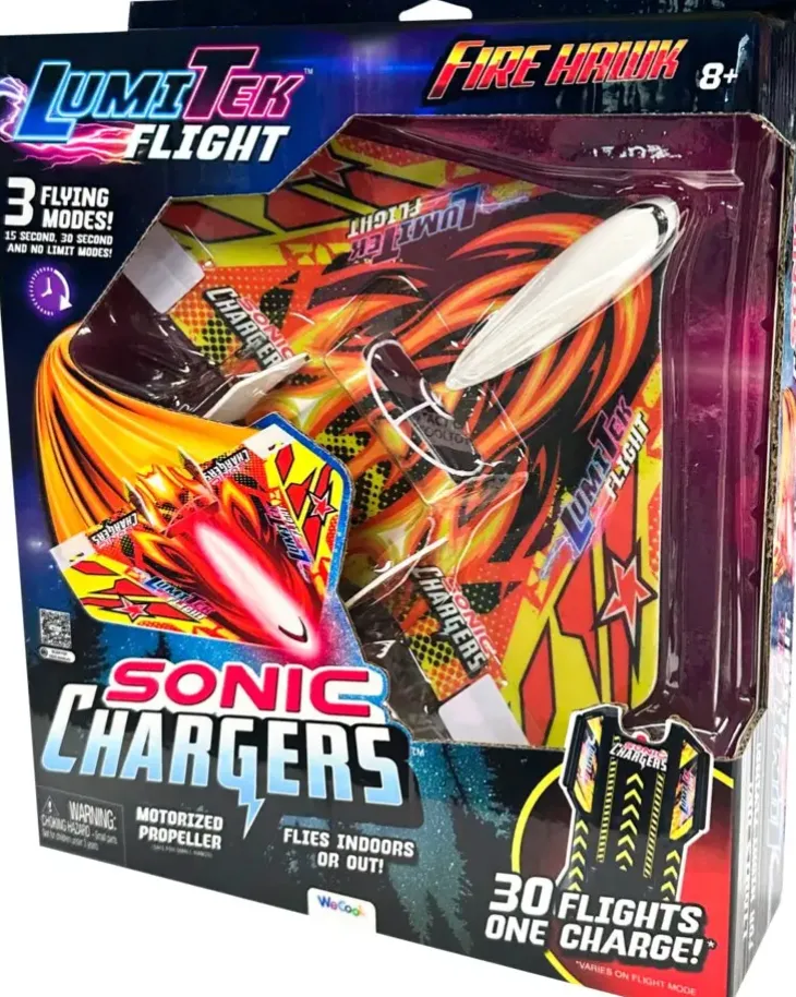 Lumitek lentokone sonic chargers