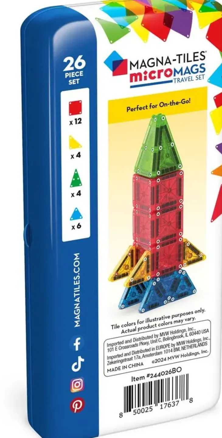 Magna-tiles micromags matkasetti