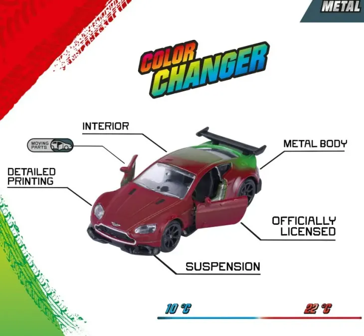 Majorette color changers pikkuauto