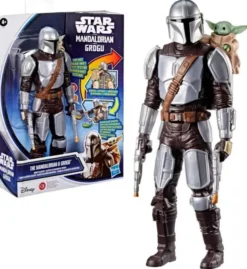 mandolorian ja grogu äänillä 27,9 cm