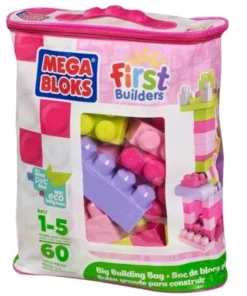 Mb rakennuspalikat 60 osaa pinkki