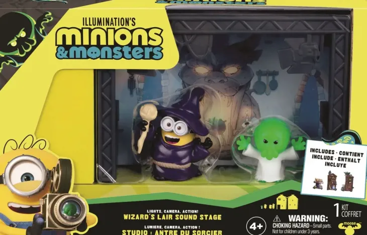 Minions monsters wizards lair stage set